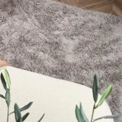 Interieur05 Hoogpolig vloerkleed Nika zand - 240 x 340 cm Online