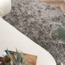 Interieur05 Hoogpolig vloerkleed Nika Antraciet - 160 x 230 cm Sale