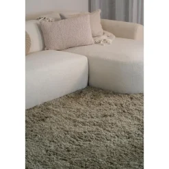 Interieur05 hoogpolig vloerkleed polyester Pilo groen - 340 x 240 cm New