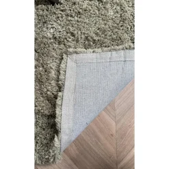 Interieur05 hoogpolig vloerkleed polyester Pilo groen - 340 x 240 cm New