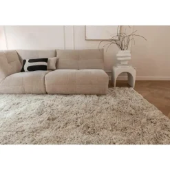 Interieur05 Hoogpolig Vloerkleed Polyester Pilo Beige - 150 x 80 cm Sale