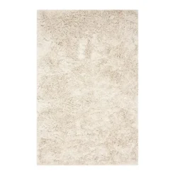 Interieur05 Hoogpolig vloerkleed Nika Ivoor - 240 x 340 cm Discount