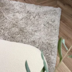 Interieur05 Hoogpolig vloerkleed Nika Ivoor - 240 x 340 cm Discount