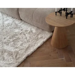 Interieur05 Hoogpolig vloerkleed Odelia beige/wit - 160 x 230 cm Online