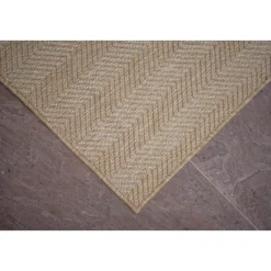 Interieur05 Jute buitenkleed naturel zigzag - 290 x 200 cm New