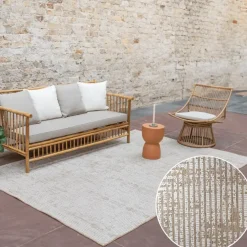 Interieur05 Jute buitenkleed naturel lines - 340 x 240 cm Online