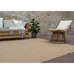 Interieur05 Jute buitenkleed naturel uni - 380 x 280 cm New