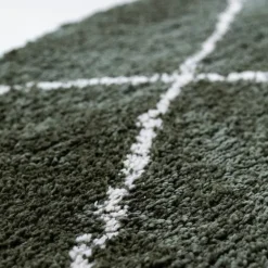 Interieur05 rond berber vloerkleed Nea groen/cream - 160 x 160 cm Best