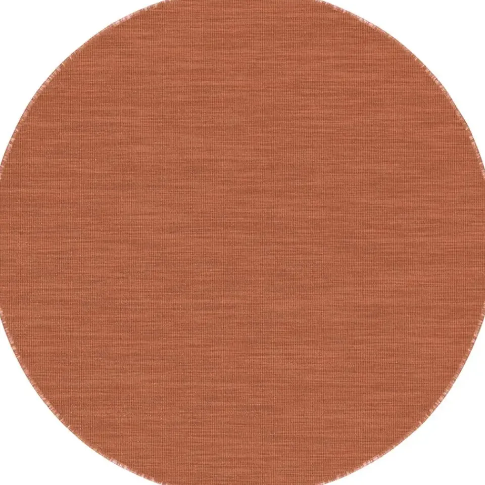 Interieur05 rond buitenkleed roest Tone - 200 x 200 cm Hot