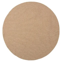Interieur05 rond buitenkleed jute naturel uni - 240 x 240 cm Outlet