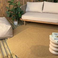 Interieur05 rond buitenkleed geel/okergeel Tone - 200 x 200 cm Sale