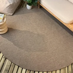 Interieur05 rond buitenkleed linnen Tone - 200 x 200 cm Sale