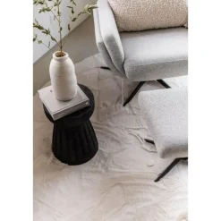 Interieur05 Rond Hoogpolig Vloerkleed Lux Creme - 200 x 200 cm Online