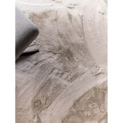 Interieur05 Rond Hoogpolig Vloerkleed Lux Creme - 240 x 240 cm Discount