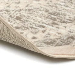 Interieur05 rond vintage Aila vloerkleed zand/beige - 120 x 120 cm Sale