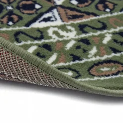 Interieur05 rond vintage vloerkleed Marad groen - 160 x 160 cm Clearance