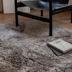 Interieur05 rond vloerkleed Fender grijs/lichtgrijs - 200 x 200 cm Online