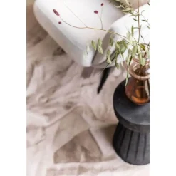 Interieur05 rond vloerkleed Lux beige/taupe - 160 x 160 cm Hot