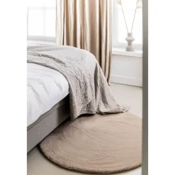 Interieur05 rond vloerkleed Lux beige/taupe - 160 x 160 cm Hot