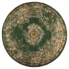 Interieur05 rond vloerkleed Keshan groen - 190 x 190 cm Best