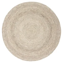 Interieur05 rond vloerkleed Gapo grijs/bruin - 250 x 250 cm New