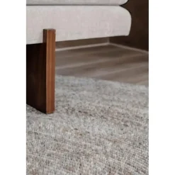 Interieur05 rond vloerkleed Gapo grijs/bruin - 250 x 250 cm New