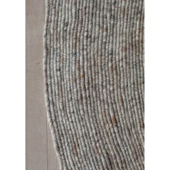 Interieur05 rond vloerkleed Gapo grijs/bruin - 250 x 250 cm New