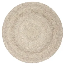 Interieur05 rond vloerkleed Gapo grijs/bruin - 150 x 150 cm Discount