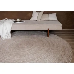 Interieur05 rond vloerkleed Gapo beige - 220 x 220 cm