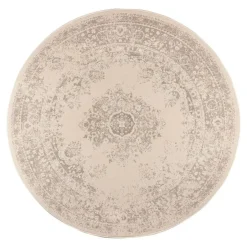 Interieur05 rond vloerkleed Keshan zand/beige - 240 x 240 cm Sale