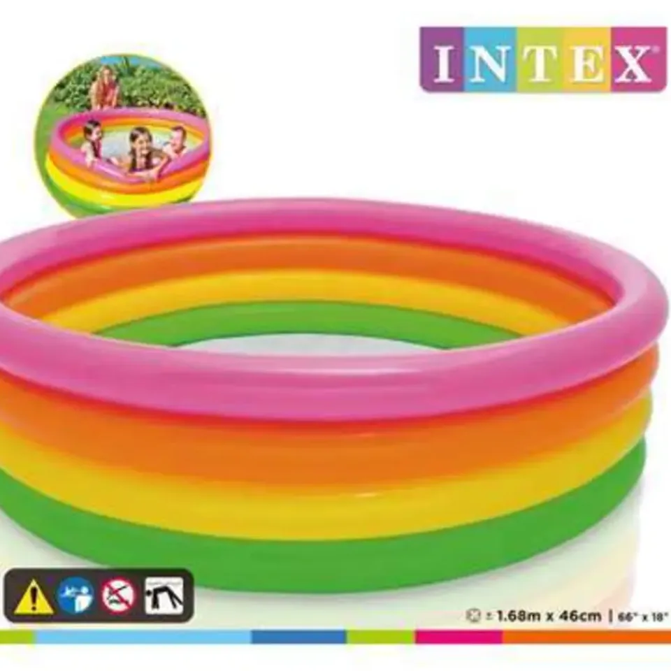 INTEX - Opblaasbaar Zwembad - Vinyl - 168 x 46 cm Best