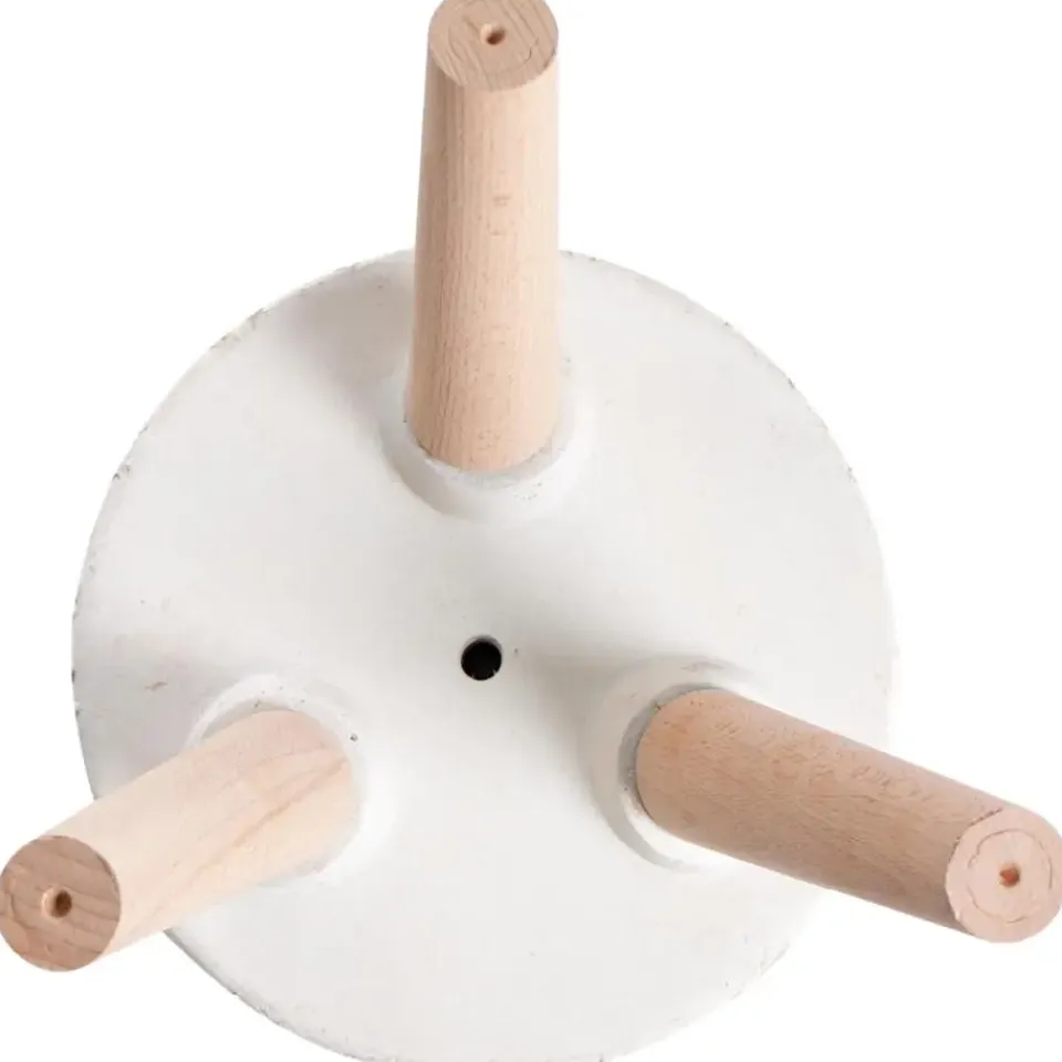 Leen Bakker JANINA - Bloempot - Gebroken wit - 24 cm - MgO