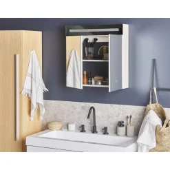 Beliani JARAMILLO - Badkamermeubel - Wit - Multiplex Discount