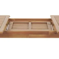 Beliani JAVA - Tuinset voor 6 - Lichte houtkleur/Grafietgrijs - Acaciahout Sale