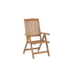 Beliani JAVA - Tuinset voor 6 - Lichte houtkleur/Grafietgrijs - Acaciahout Sale