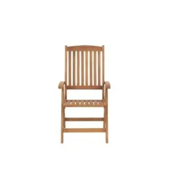 Beliani JAVA - Tuinset voor 6 - Lichte houtkleur/Grafietgrijs - Acaciahout Sale