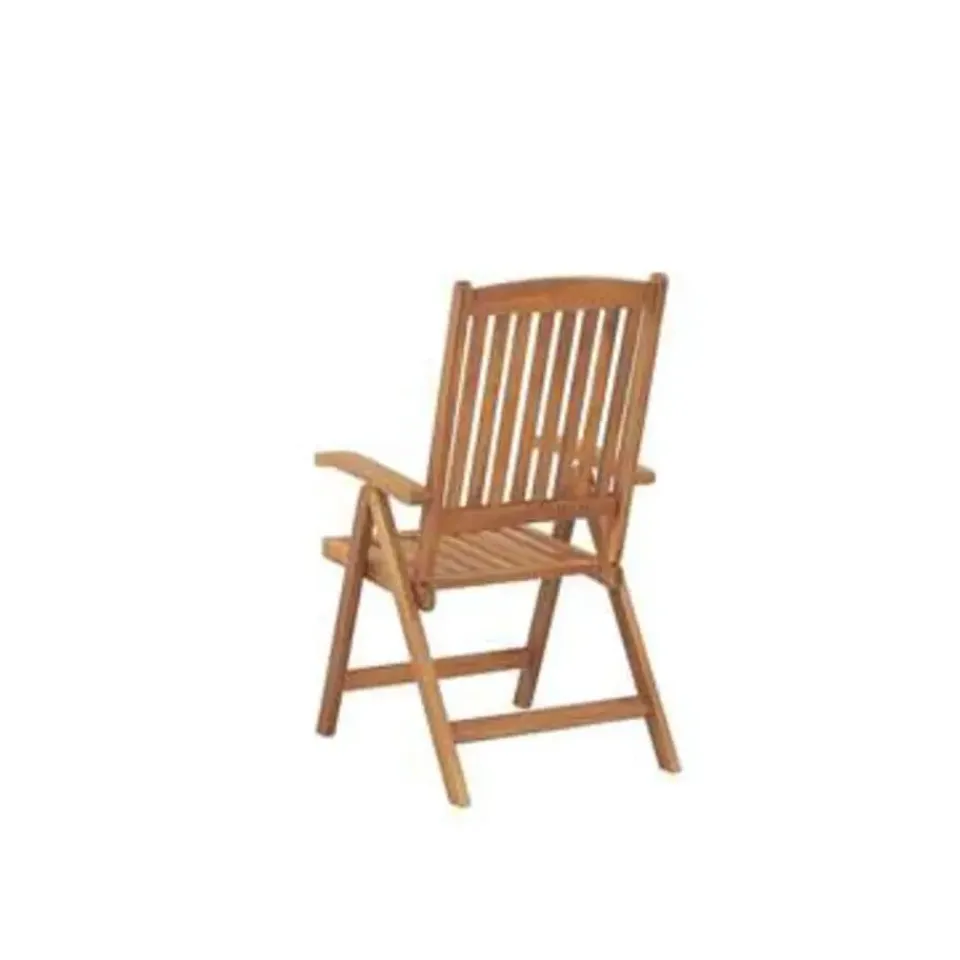 Beliani JAVA - Tuinset voor 6 - Lichte houtkleur/Grafietgrijs - Acaciahout Sale