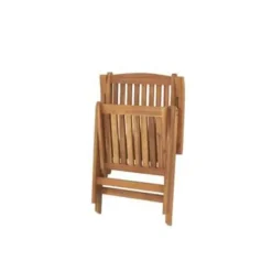 Beliani JAVA - Tuinset voor 6 - Lichte houtkleur/Grafietgrijs - Acaciahout Sale