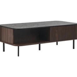 Beliani JOSE - Salontafel - Donkerhout - MDF Outlet