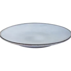 Leen Bakker JUNIPER - Dinerborden set van 4 - Lichtblauw - Steengoed Clearance