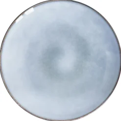 Leen Bakker JUNIPER - Dinerborden set van 4 - Lichtblauw - Steengoed Clearance