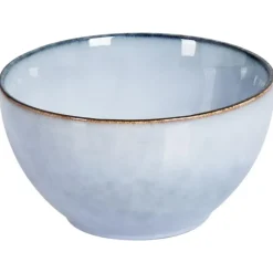 Leen Bakker JUNIPER - Kom set van 8 - Lichtblauw - Steengoed New