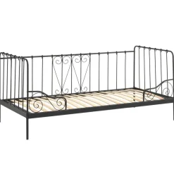 Vipack Kajuitbed Alice 90x200 cm metaal - zwart Online