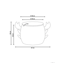Beliani KAKAMAS - Mand - Natuurlijk - Waterhyacint Outlet
