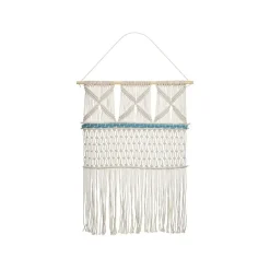 Beliani KALADY - Wanddecoratie - Beige - Katoen Discount