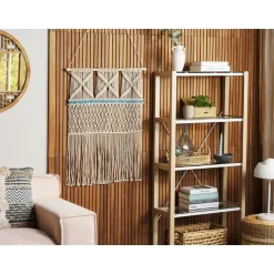 Beliani KALADY - Wanddecoratie - Beige - Katoen Discount