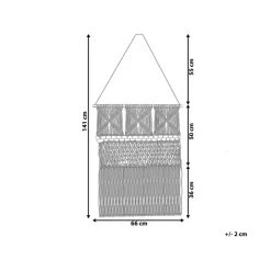 Beliani KALADY - Wanddecoratie - Beige - Katoen Discount