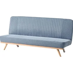 Leen Bakker KALFAFELL - Slaapbank - Blauw - Polyester Discount