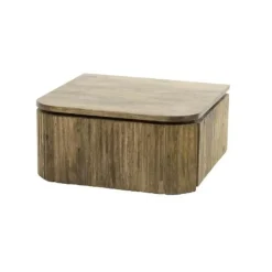 Kalfort Belisa Nachtkastje hangend 1 lade mangohout 45x40x21 Discount