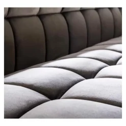 Kalfort Eetkamerbank Kelly velvet antraciet 190x59x84cm New